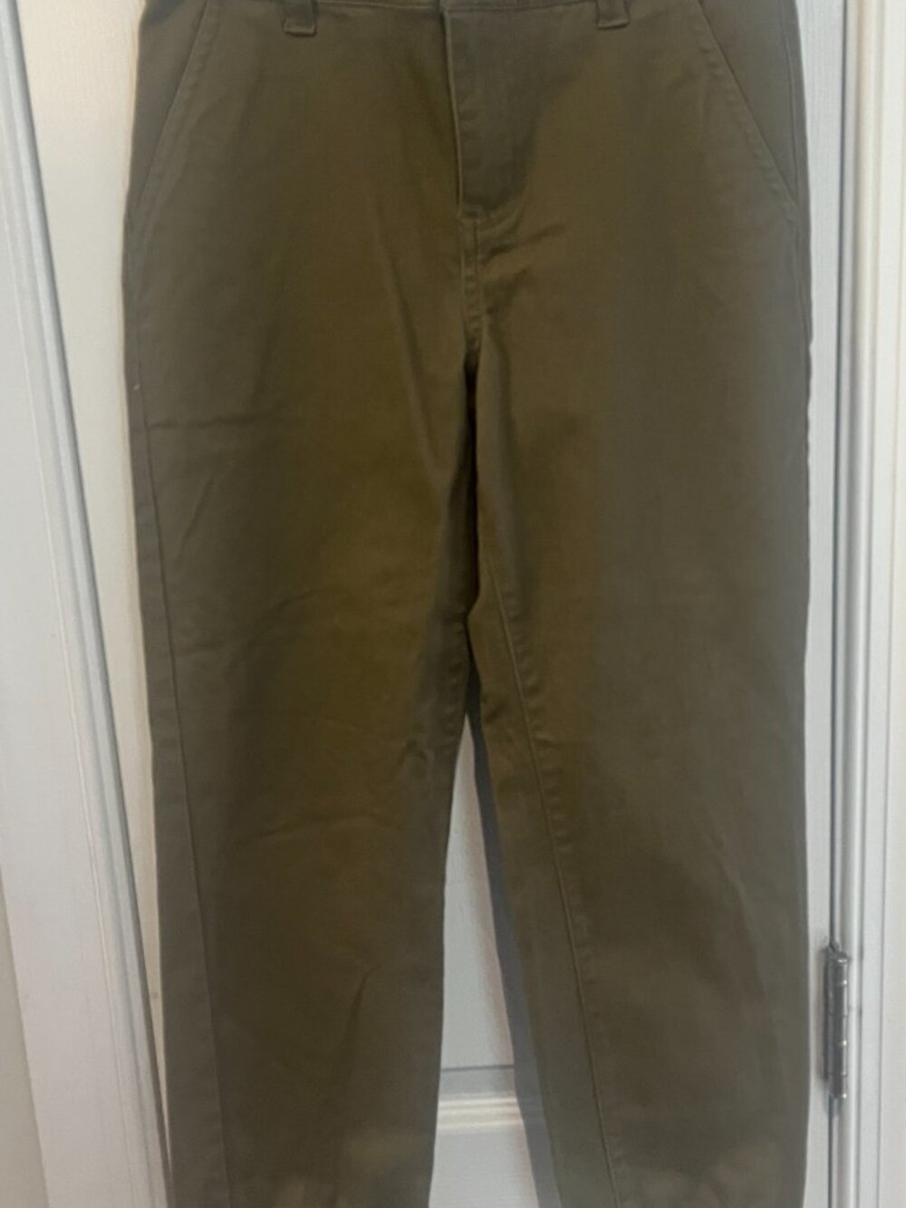 Janie and Jack Girls Green Olive Pants Size 8 Like New